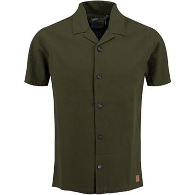 KEY LARGO KEYLARGO herrskjorta MSH KLSEASIDE 1/2 solid, Khaki (1505), M KEY LARGO KEYLARGO herrskjorta MSH KLSEASIDE 1/2 solid, Khaki (1505), M