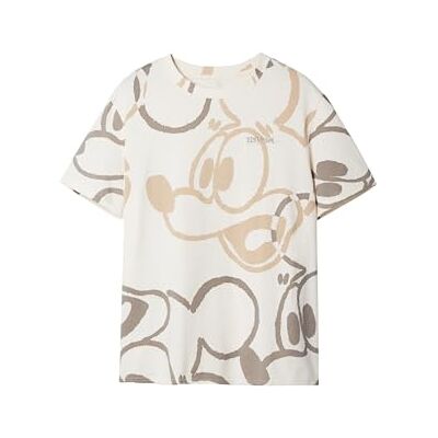 Desigual TS_Beau-Mickey, 1001 Crudo, M, Vit, M Desigual TS_Beau-Mickey, 1001 Crudo, M, Vit, M