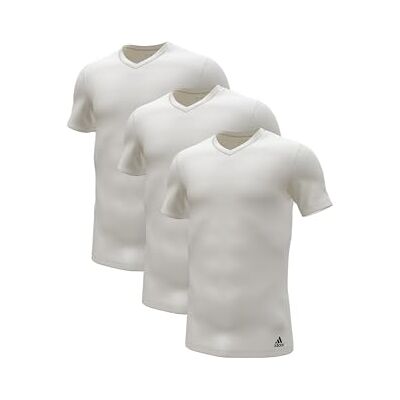 adidas Sports Underwea Män Multipack V-ringad T (3-del) baselayerskjorta, vit, XXL adidas Sports Underwea Män Multipack V-ringad T (3-del) baselayerskjorta, vit, XXL