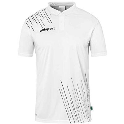 uhlsport Sportpolo för män, Vit/svart, 3XL uhlsport Sportpolo för män, Vit/svart, 3XL