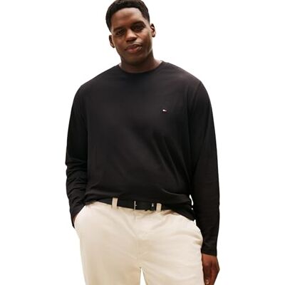 Tommy Hilfiger herr BT-Stretch Slim Fit L/S TEE-B MW0MW35060 L/S t-shirt, svart, XXL, svart (svart), XXL Tommy Hilfiger herr BT-Stretch Slim Fit L/S TEE-B MW0MW35060 L/S t-shirt, svart, XXL, svart (svart), XXL