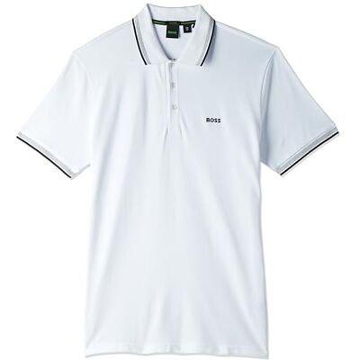 Boss Herr Paddy 10241663 01 Polo (förpackning med 1), Klassisk vit, S Boss Herr Paddy 10241663 01 Polo (förpackning med 1), Klassisk vit, S