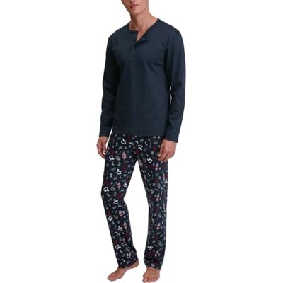 CALIDA Herrpyjamas, Safir Blue, 46-48 CALIDA Herrpyjamas, Safir Blue, 46-48