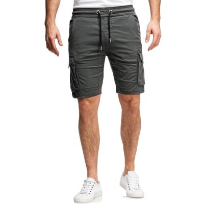 Alpha Industries Jogger Short i bomullstwill Shorts för herrar Vintage Grey Alpha Industries Jogger Short i bomullstwill Shorts för herrar Vintage Grey