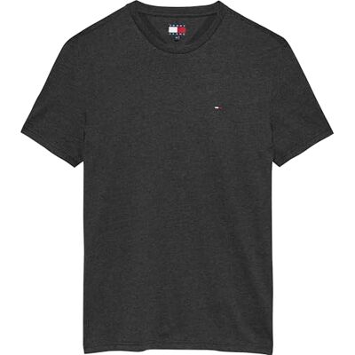 Tommy Jeans herr TJM XSLIM JASPE 2.0 TEE EXT S/S t-shirt, svart, M, Svart (svart Htr), M Tommy Jeans herr TJM XSLIM JASPE 2.0 TEE EXT S/S t-shirt, svart, M, Svart (svart Htr), M