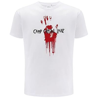 ERT GROUP Warner Bros. Friday the 13th 003, Kortärmad T-shirt herr, 100% bomull, Ensidigt levande tryck, Size XXL, White, Sömlös design, Smidigt och elastiskt tyg för vardaglig lätthet ERT GROUP Warner Bros. Friday the 13th 003, Kortärmad T-shirt herr, 100% bomull, Ensidigt levande tryck, Size XXL, White, Sömlös design, Smidigt och elastiskt tyg för vardaglig lätthet