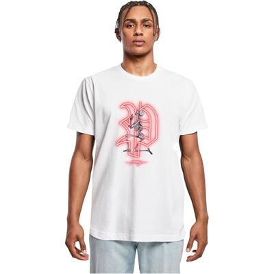 Tee herr-t-shirt 100% bomull vit L, Vit, L Tee herr-t-shirt 100% bomull vit L, Vit, L