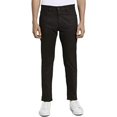 TOM TAILOR 1021011 herr Josh Regular Slim Jeans, 10246 Rent rå svart Deni, 33W / 34L TOM TAILOR 1021011 herr Josh Regular Slim Jeans, 10246 Rent rå svart Deni, 33W / 34L