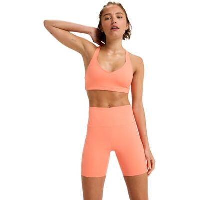 Roxy Heart Into IT Biker Orange XS shorts, Chic korall, XS Roxy Heart Into IT Biker Orange XS shorts, Chic korall, XS