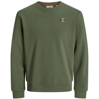 JJ REBEL Jrebdrummer Sweat Crew Neck, Fyrklöver, XS JJ REBEL Jrebdrummer Sweat Crew Neck, Fyrklöver, XS