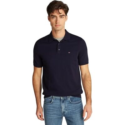 Tommy Hilfiger herr ESSENTIAL BOMULL STICKAD POLO MW0MW37396 S/S Polo, blå, L, Blå (ökenhimmel), L Tommy Hilfiger herr ESSENTIAL BOMULL STICKAD POLO MW0MW37396 S/S Polo, blå, L, Blå (ökenhimmel), L