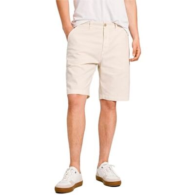 Pepe Jeans herr snickarshorts, Vit (benvit), 40W Pepe Jeans herr snickarshorts, Vit (benvit), 40W