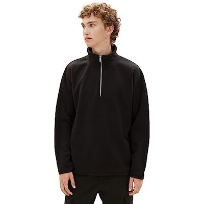 TOM TAILOR Denim Sweatshirt för män, 29999 Svart, M TOM TAILOR Denim Sweatshirt för män, 29999 Svart, M