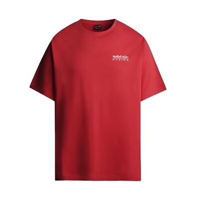 Pepe Jeans Red Bull Racing X herr RBR Pit Stop Crew T-Shirt, röd (Mars RÖD), M, Röd (Marsröd), M Pepe Jeans Red Bull Racing X herr RBR Pit Stop Crew T-Shirt, röd (Mars RÖD), M, Röd (Marsröd), M