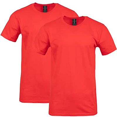 Gildan 64000 – Softstyle kortärmad t-shirt för män, Röd, 3XL Gildan 64000 – Softstyle kortärmad t-shirt för män, Röd, 3XL
