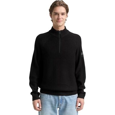 TOM TAILOR Denim herrtröja, 29999 Svart, XS TOM TAILOR Denim herrtröja, 29999 Svart, XS
