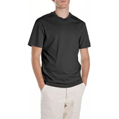 Replay herr tshirt, 098 svart, XS Replay herr tshirt, 098 svart, XS