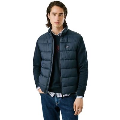Pepe Jeans Puffer Gillet Jacka, blå (Dulwich Blue), XL herr, Blå (DULWICH BLUE), XL Pepe Jeans Puffer Gillet Jacka, blå (Dulwich Blue), XL herr, Blå (DULWICH BLUE), XL