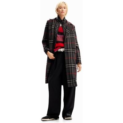 Desigual COAT_LUISE, 2002 ANTHRACITE, XL, svart, XL Desigual COAT_LUISE, 2002 ANTHRACITE, XL, svart, XL