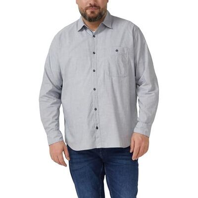 s.Oliver Big Size Chambray-skjorta med bröstficka, 58k2, 3XL s.Oliver Big Size Chambray-skjorta med bröstficka, 58k2, 3XL