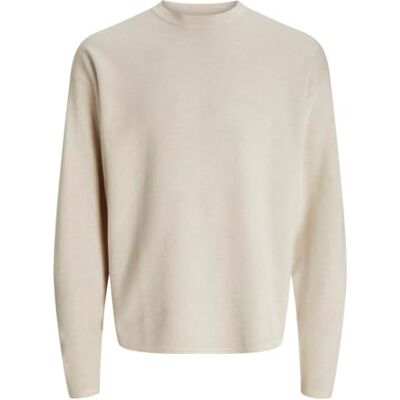 JACK & JONES JACK&JONES JJEURBAN stickad crew neck SN, Moonbeam, S JACK & JONES JACK&JONES JJEURBAN stickad crew neck SN, Moonbeam, S