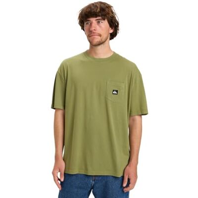 Quiksilver Kortärmad Salt Water Pocket SS T-shirt grön XS Quiksilver Kortärmad Salt Water Pocket SS T-shirt grön XS