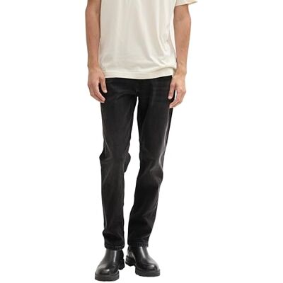 TOM TAILOR Marvin rak passform jeans för män, 10219 – Used Mid Stone Grey Denim, 34W / 30L TOM TAILOR Marvin rak passform jeans för män, 10219 – Used Mid Stone Grey Denim, 34W / 30L