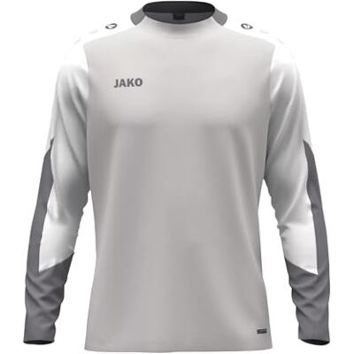 JAKO Unisex långärmad skjorta Dynamic, ljusgrå/vit/grå, L JAKO Unisex långärmad skjorta Dynamic, ljusgrå/vit/grå, L