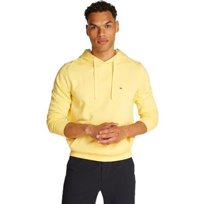 Tommy Hilfiger herr Essential Terry Hoody Mw0Mw37235, gul, M Tommy Hilfiger herr Essential Terry Hoody Mw0Mw37235, gul, M