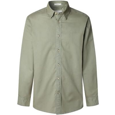 Pepe Jeans Charly herrskjorta, grön (militärgrön), S, Grön (militärgrön), S Pepe Jeans Charly herrskjorta, grön (militärgrön), S, Grön (militärgrön), S