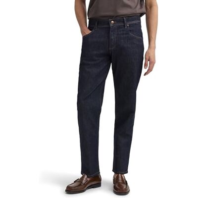 bugatti Herrjeans 3339D-16677E Tapered Fit raw denim stretch mjuk touch, 390 marin, 38W / 34L bugatti Herrjeans 3339D-16677E Tapered Fit raw denim stretch mjuk touch, 390 marin, 38W / 34L