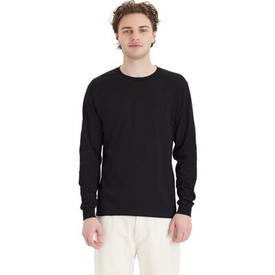 Hanes Essential-T långärmad T-shirt för män 4-pack, långärmad t-shirt för män, supermjuk bomulls-t-shirt, multipack, Svart, 3XL Hanes Essential-T långärmad T-shirt för män 4-pack, långärmad t-shirt för män, supermjuk bomulls-t-shirt, multipack, Svart, 3XL