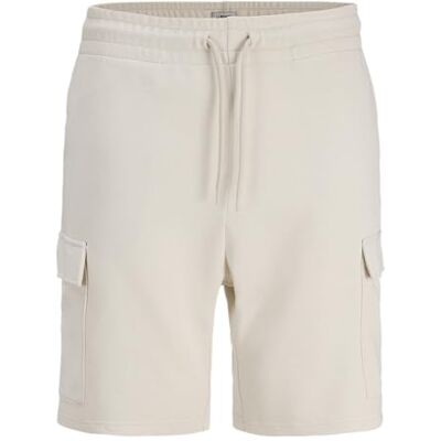 JJ REBEL Jrebgorm Reg Quest Cargo Sweat shorts, Moonbeam, XL JJ REBEL Jrebgorm Reg Quest Cargo Sweat shorts, Moonbeam, XL