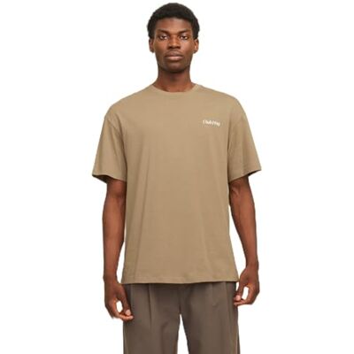 JACK & JONES JACK&JONES JJEBRADLEY Graphic Tee SS O-Neck NOOS, Koriander, XS JACK & JONES JACK&JONES JJEBRADLEY Graphic Tee SS O-Neck NOOS, Koriander, XS