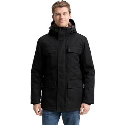 TOM TAILOR Herr 1046981 jacka, 29999-svart, S, 29999 Svart, S TOM TAILOR Herr 1046981 jacka, 29999-svart, S, 29999 Svart, S