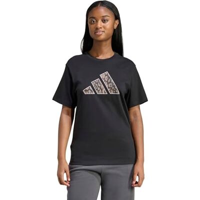 adidas Kobiety ANIMAL GRAPHIC T-SHIRT, black/camo, M adidas Kobiety ANIMAL GRAPHIC T-SHIRT, black/camo, M