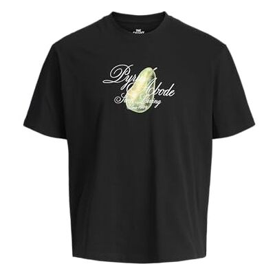 JACK & JONES Jorfauna Gallery Tee Ss Crew Neck Tg, svart, L JACK & JONES Jorfauna Gallery Tee Ss Crew Neck Tg, svart, L