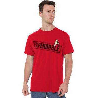 Star Trek Utbytbar Unisex T-shirt, Röd, X-Large, Röd, XL Star Trek Utbytbar Unisex T-shirt, Röd, X-Large, Röd, XL