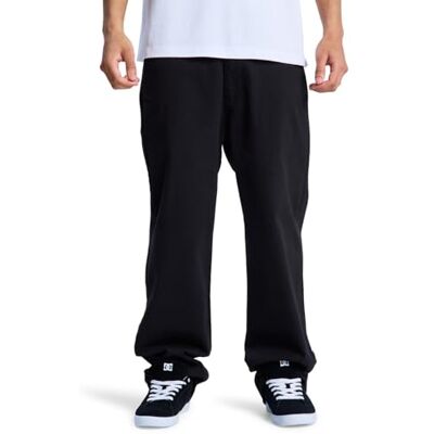 DC Shoes Dcshoes byxor arbetare avslappnad chinos byxa unga män svart 29/32 DC Shoes Dcshoes byxor arbetare avslappnad chinos byxa unga män svart 29/32