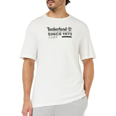Timberland kortärmad T-shirt 1 djur3, vit, M, Vit, L Timberland kortärmad T-shirt 1 djur3, vit, M, Vit, L