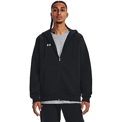 Under Armour UA Rival Fleece FZ huvtröja skjorta svart Under Armour UA Rival Fleece FZ huvtröja skjorta svart