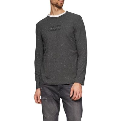 s.Oliver långärmad skjorta med logotryck, 98d1, XXL s.Oliver långärmad skjorta med logotryck, 98d1, XXL