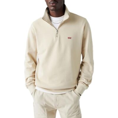 Levi's Herr original Hm 1/4 dragkedja sweatshirt, Dimma, S Levi's Herr original Hm 1/4 dragkedja sweatshirt, Dimma, S