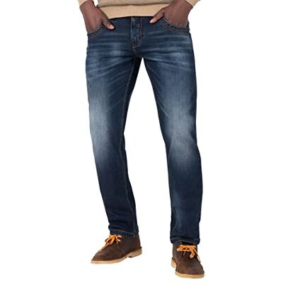 Timezone Regular Eliaztz jeans för män, indigo work wash, 29W x 32L Timezone Regular Eliaztz jeans för män, indigo work wash, 29W x 32L