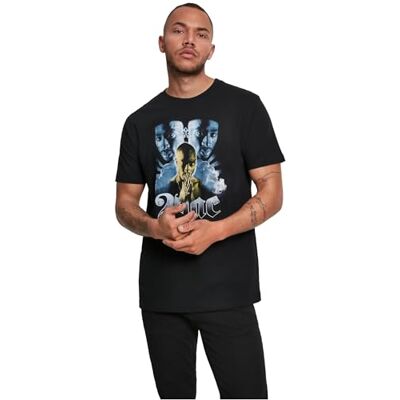 herr Tupac Heaven Tee, svart, S herr Tupac Heaven Tee, svart, S