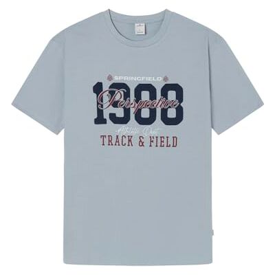 Springfield T-shirt varumärke 1988, blå, L Springfield T-shirt varumärke 1988, blå, L