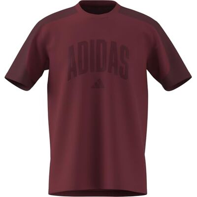 adidas Mezczyzni COLLEGIATE T-SHIRT, active maroon/collegiate burgundy, M Extra Tall adidas Mezczyzni COLLEGIATE T-SHIRT, active maroon/collegiate burgundy, M Extra Tall
