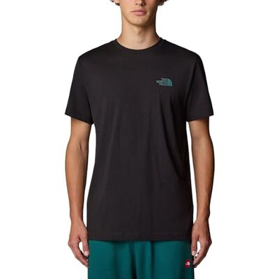 The North Face NF0A8C4U943 M S/S Box NSE TAILGRID INFILL T-shirt herr TNF svart/djup Nori storlek XS, Tnf Svart/Deep Nori Tra, XS The North Face NF0A8C4U943 M S/S Box NSE TAILGRID INFILL T-shirt herr TNF svart/djup Nori storlek XS, Tnf Svart/Deep Nori Tra, XS