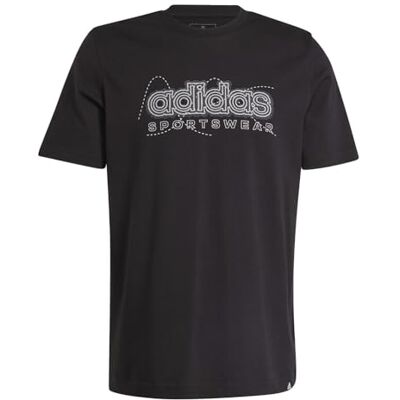 adidas För Män Growth Sportswear Graphic Tee, black, M adidas För Män Growth Sportswear Graphic Tee, black, M