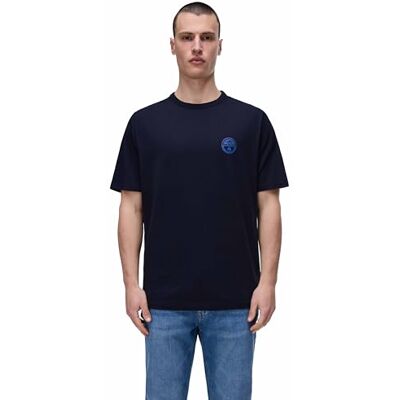 Napapijri Sendil Mörkblå Kortärmad T-shirt, Marinblå, XL Napapijri Sendil Mörkblå Kortärmad T-shirt, Marinblå, XL